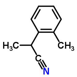 2-(邻甲苯基)丙腈结构式