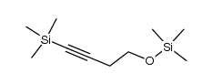 1-[(trimethylsilyl)oxy]-4-(trimethylsilyl)-3-butyne结构式