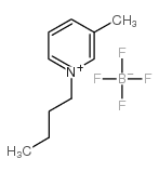 1-丁基-3-甲基吡啶四氟硼酸盐结构式
