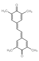 4,4'-(1,2-ETHANEDIYLIDENE)-BIS(2,6-DIMETHYL-2,5-CYCLOHEXADIEN-1-ONE)结构式