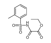 ethyl 2-[(2-methylphenyl)sulfonylamino]-2-oxoacetate结构式