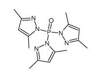 tris(3,5-dimethyl-1-pyrazolyl)phosphine oxide Structure