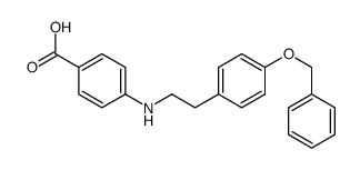 4-[2-(4-phenylmethoxyphenyl)ethylamino]benzoic acid结构式