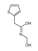 N-(hydroxymethyl)-2-thiophen-2-ylacetamide Structure