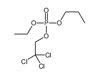 ethyl propyl 2,2,2-trichloroethyl phosphate Structure