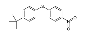 1-tert-butyl-4-(4-nitrophenyl)sulfanylbenzene结构式