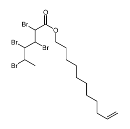 undec-10-enyl 2,3,4,5-tetrabromohexanoate结构式