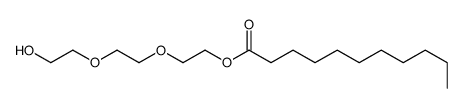 2-[2-(2-hydroxyethoxy)ethoxy]ethyl undecanoate结构式