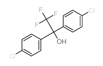 (Bis-(p-chlorophenyl)trifluoromethyl carbinol) structure