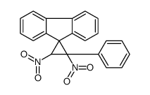 2,3-dinitro-2-phenylspiro[cyclopropane-1,9'-fluorene] Structure