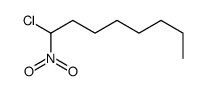 1-chloro-1-nitrooctane Structure