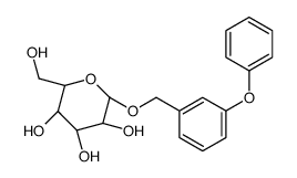 3-phenoxybenzylglucoside结构式
