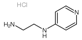 4-(2-氨基乙基氨基)-吡啶盐酸盐结构式