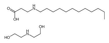 N-dodecyl-beta-alanine, compound with 2,2'-iminodiethanol (1:1) structure