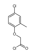 2-(4-chloro-2-methylphenoxy)acetyl chloride Structure