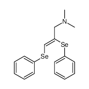 N,N-dimethyl-2,3-bis(phenylselanyl)prop-2-en-1-amine结构式