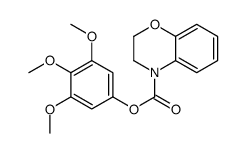 (3,4,5-trimethoxyphenyl) 2,3-dihydro-1,4-benzoxazine-4-carboxylate Structure
