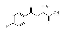 2-甲基-4-氧代-4-(4-氟苯基)丁酸结构式