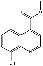 8-羟基喹啉-4-羧酸甲酯结构式