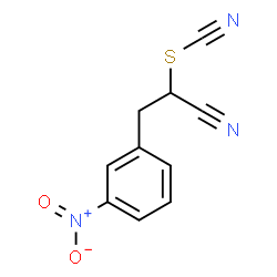 3-(3-Nitro-phenyl)-2-thiocyanato-propionitrile Structure