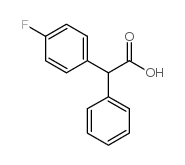 2-(4-氟苯基)-2-苯基乙酸结构式