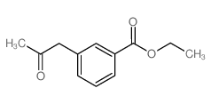 3-(2-氧代丙基)-苯甲酸乙酯结构式