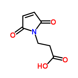 3-Maleimidopropionic acid structure