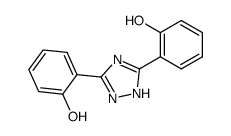 3,5-bis-(o-hydroxyphenyl)-1H-1,2,4-triazole结构式