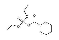 cyclohexanecarboxylic (diethyl phosphoric) anhydride Structure