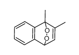 1,2-dimethyl-1,4-dihydro-1,4-epidioxynaphthalene Structure