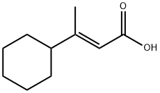 (2E)-3-cyclohexylbut-2-enoic acid Structure