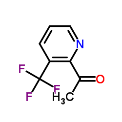 1-[3-(Trifluoromethyl)-2-pyridinyl]ethanone Structure