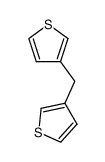 3-(thiophen-3-ylmethyl)thiophene Structure