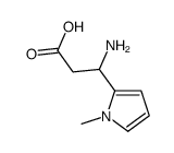 1H-Pyrrole-2-propanoicacid,beta-amino-1-methyl-(9CI) Structure