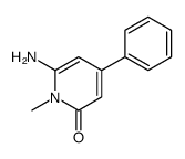 6-氨基-1-甲基-4-苯基吡啶-2(1H)-酮结构式