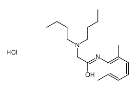 dibutyl-[(2,6-dimethylphenyl)carbamoylmethyl]azanium chloride结构式