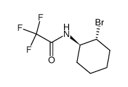 (+/-)-trifluoroacetic acid-(trans-2-bromo-cyclohexylamide)结构式