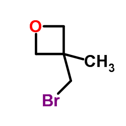 3-溴甲基-3-甲基-1-氧杂环丁烷结构式