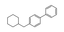 1-(cyclohexylmethyl)-4-phenylbenzene结构式