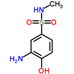 2-氨基苯酚-4-磺酰甲胺结构式