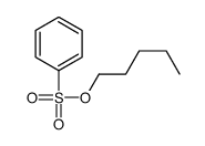 Benzenesulfonic acid, pentyl ester structure