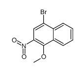 4-bromo-1-methoxy-2-nitronaphthalene Structure