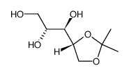 (2R,3R,4R)-4,5-O-isopropylidene-pent-1,2,3-triol Structure