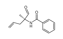 N-((S)-1-Formyl-1-methyl-but-3-enyl)-benzamide结构式