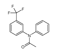 N-phenyl-N-[3-(trifluoromethyl)phenyl]acetamide Structure