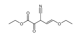 (2ξ-ethoxy-vinyl)-oxalacetic acid-1-ethyl ester-4-nitrile Structure