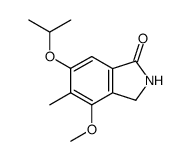 6-isopropoxy-4-methoxy-5-methyl-2,3-dihydro-1H-isoindol-1-one Structure