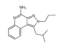 1-(2-methylpropyl)-2-propylpyrazolo[3,4-c]quinolin-4-amine结构式
