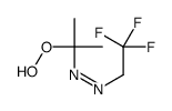 2-hydroperoxypropan-2-yl(2,2,2-trifluoroethyl)diazene Structure