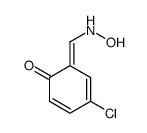 4-chloro-6-[(hydroxyamino)methylidene]cyclohexa-2,4-dien-1-one结构式